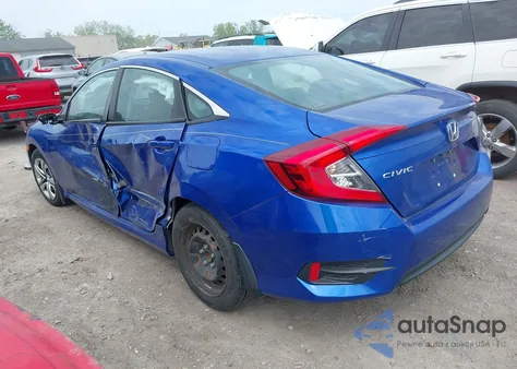 2018 Honda Civic Lx из США, поврежденный, VIN 19XFC2F52JE043733